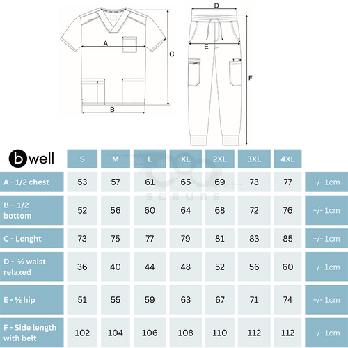 Zestaw medyczny Bwell MATTEO royalty blue
